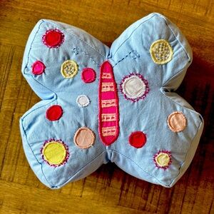 Pottery Barn Kids Sophie Butterfly Pillow